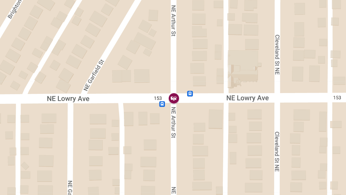 Two-Vehicle Crash at Arthur St NE & Lowry Ave NE Causes Injuries