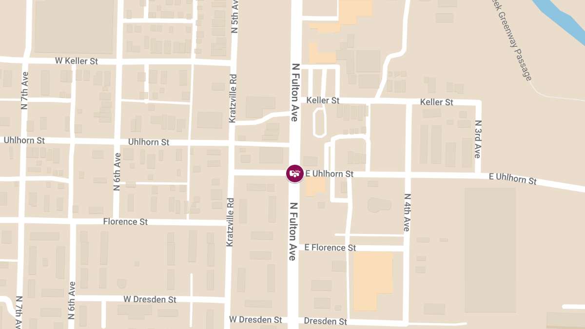 Two-Vehicle Crash at Fulton and Uhlhorn