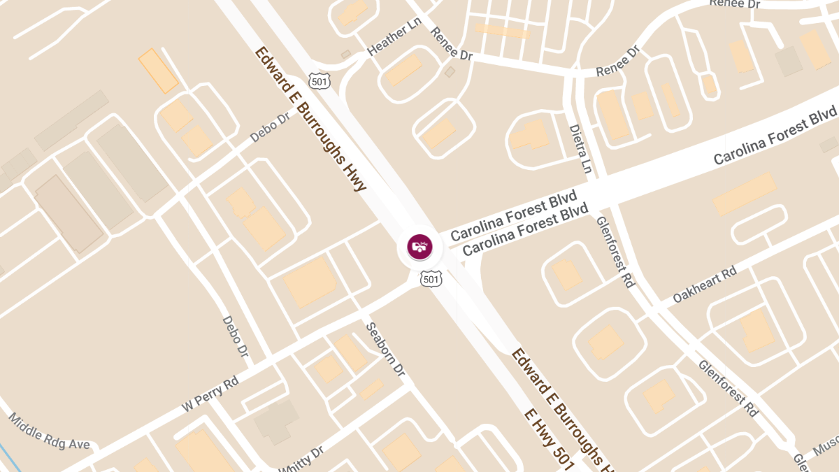 Two-Vehicle Crash at Highway 501 and West Perry Rd