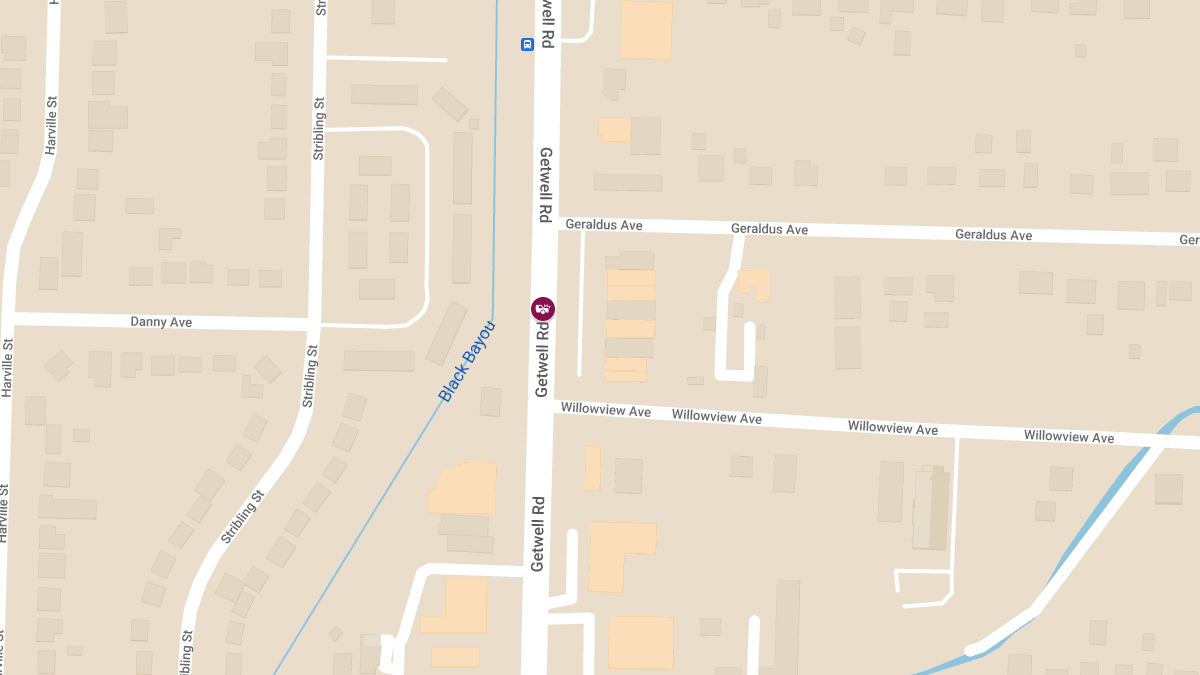 Two-Vehicle Crash on Getwell Rd near Geraldus Ave