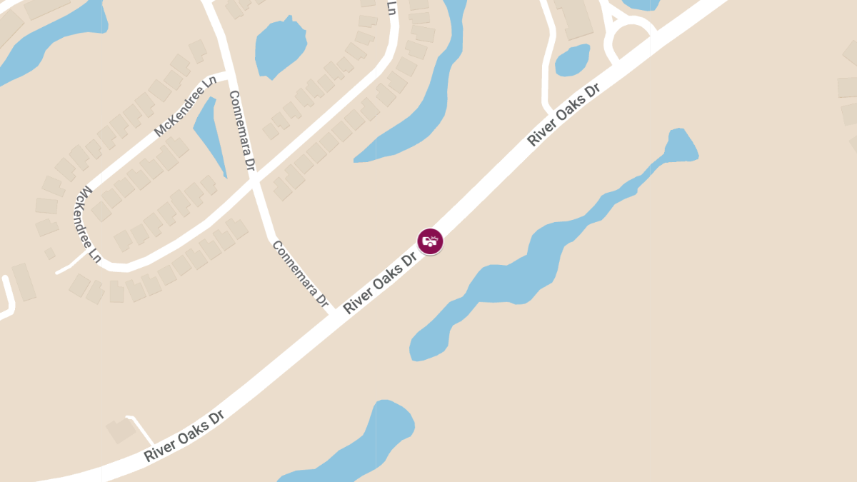 Two-Vehicle Crash on River Oaks Dr near Connemara Dr