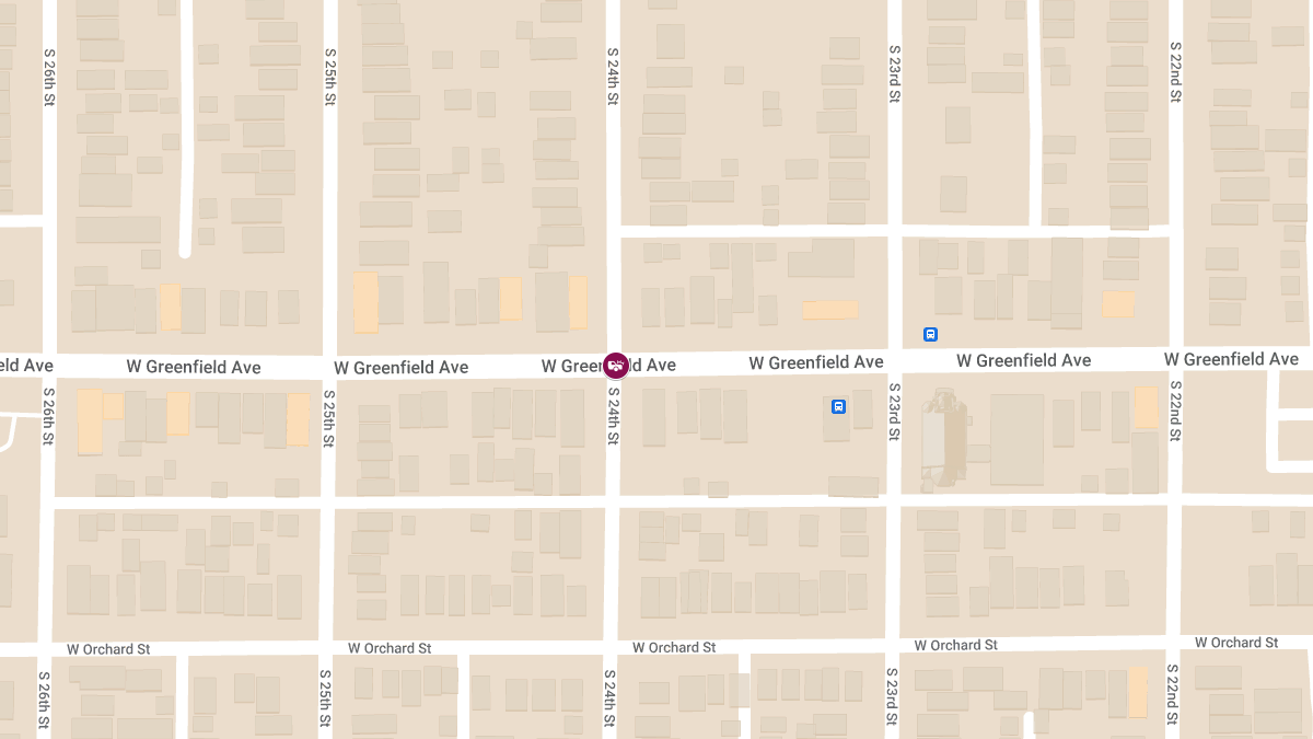 Two-Vehicle Crash with Injuries at 24th & Greenfield Ave