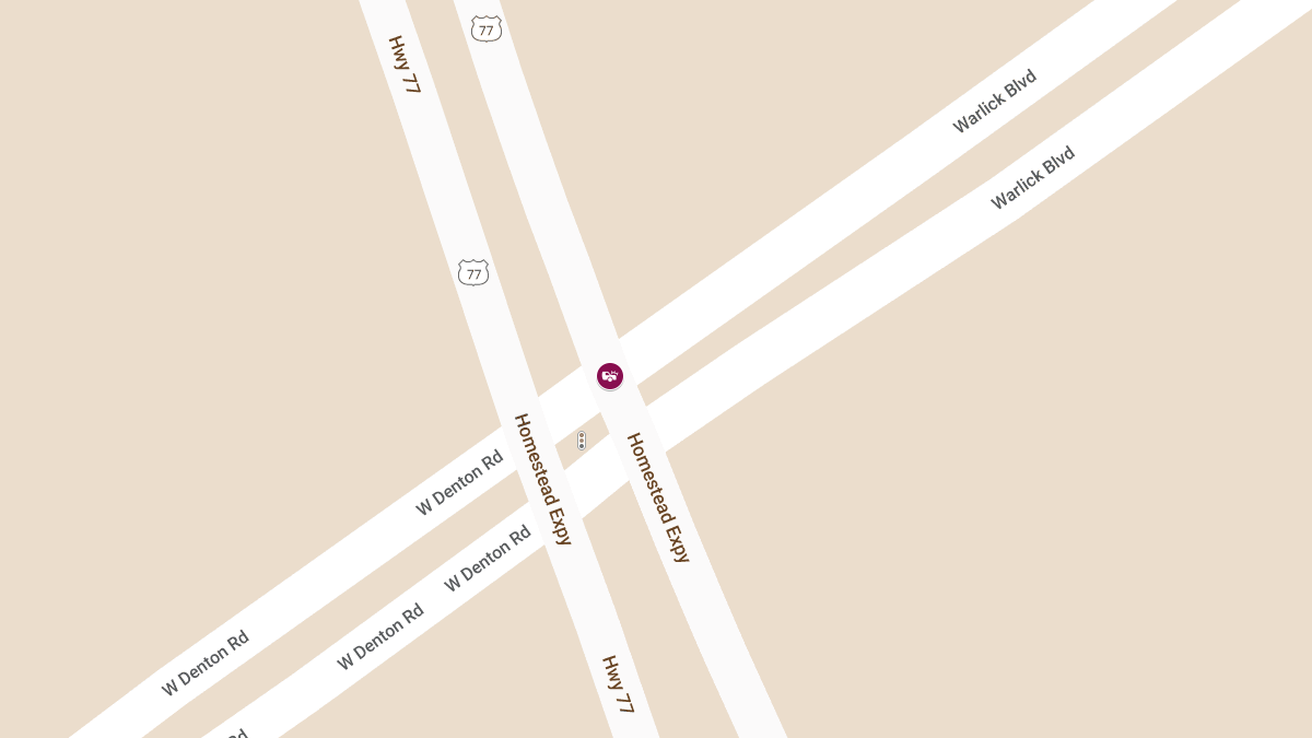 Two-Vehicle Crash with Injuries at Highway 77 and Warlick Blvd
