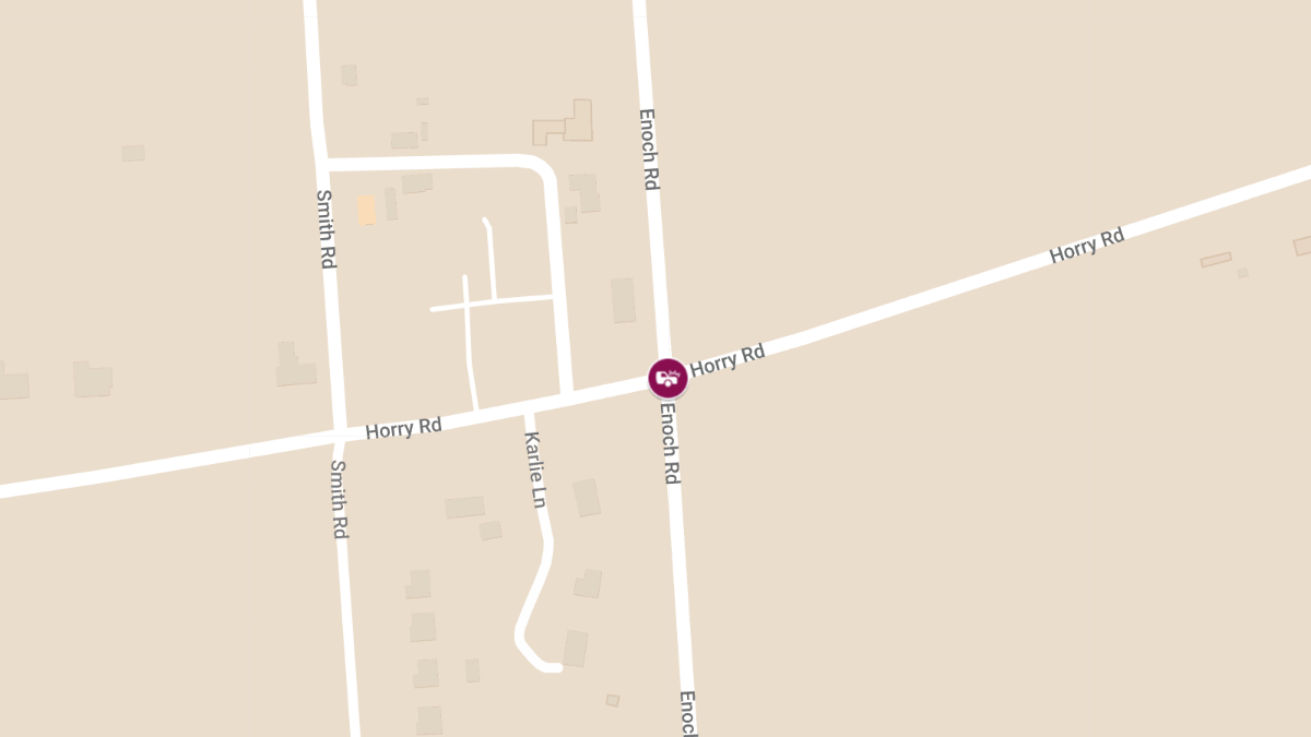 Two-Vehicle Rollover Crash at Enoch Rd and Horry Rd