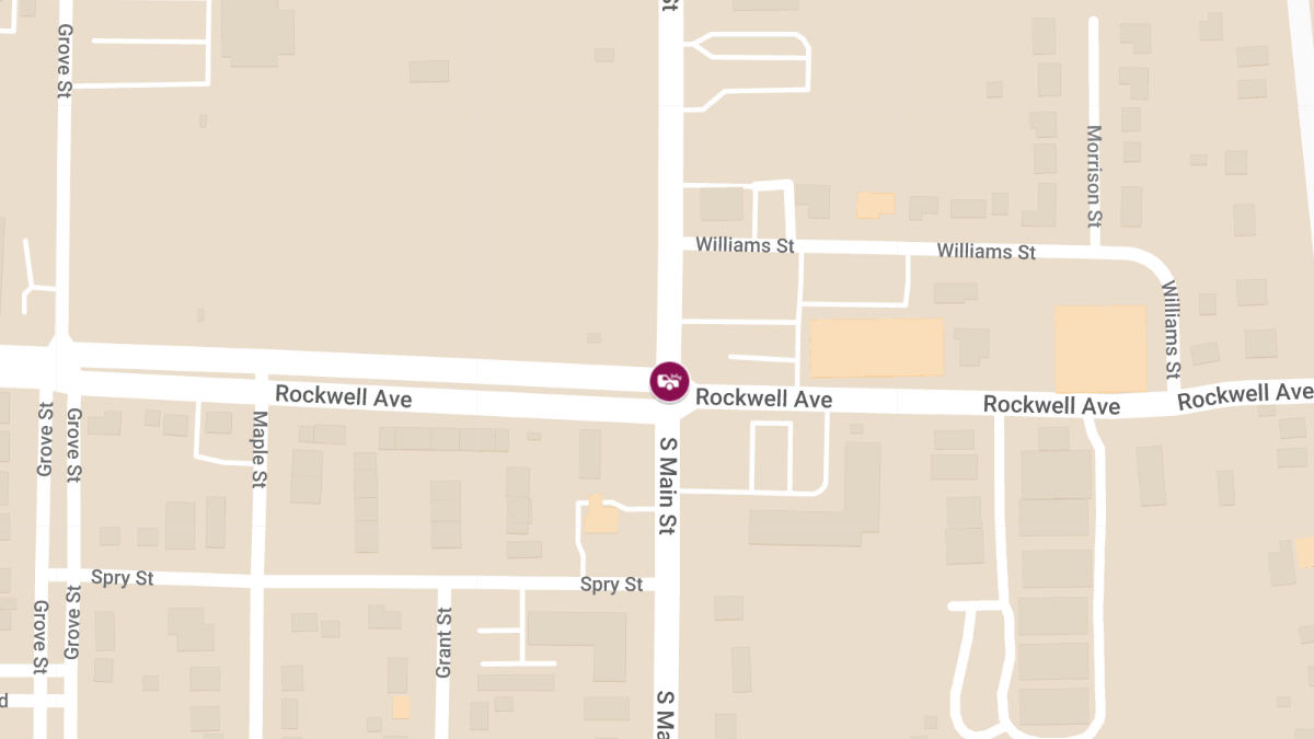 Two-Vehicle Traffic Accident at Rockwell and S Main St