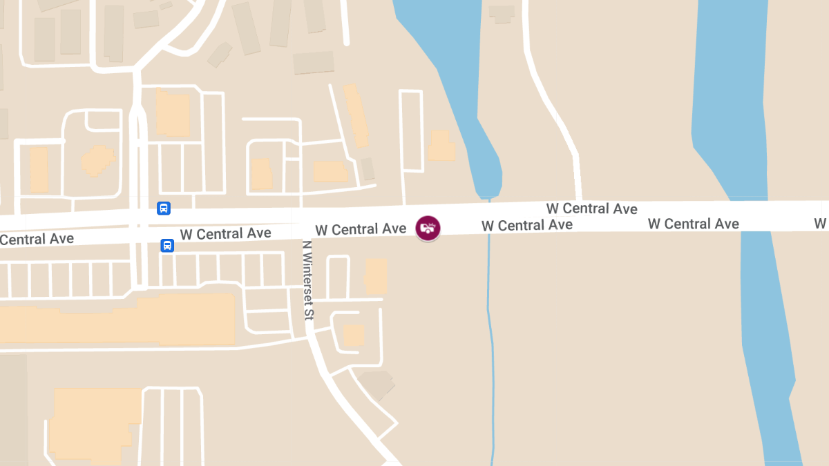 Two-Vehicle Traffic Accident with Injuries in the 6700 Block of West Central
