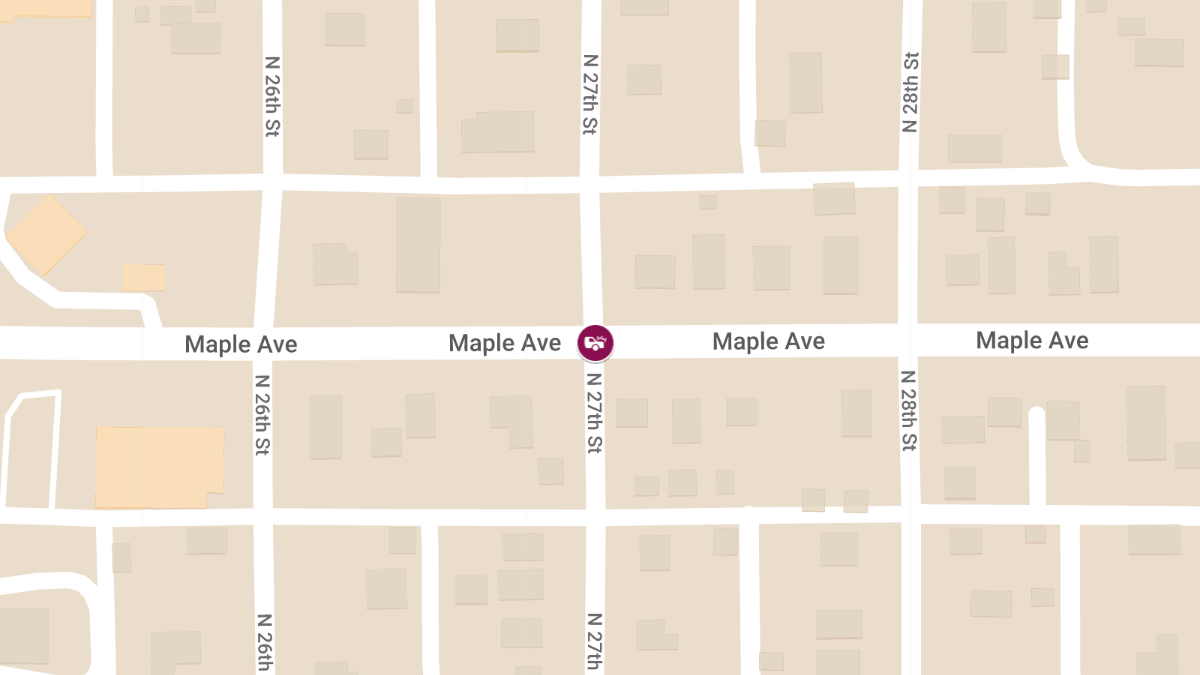 Vehicle Accident Involving FedEx at 27th and Maple
