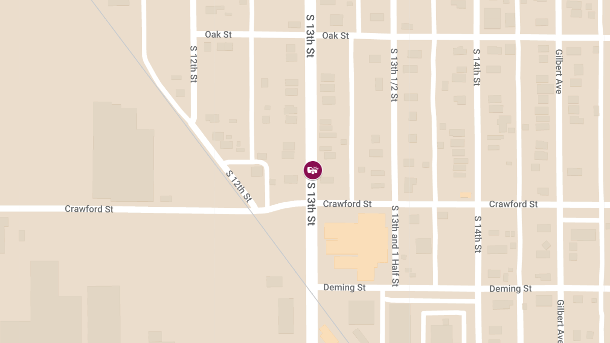 Vehicle Accident at 13th and Crawford