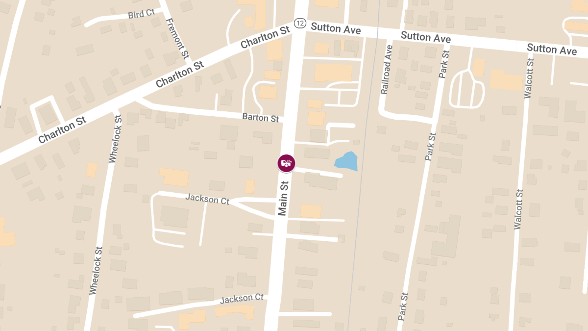 Vehicle Accident at 296 Main St