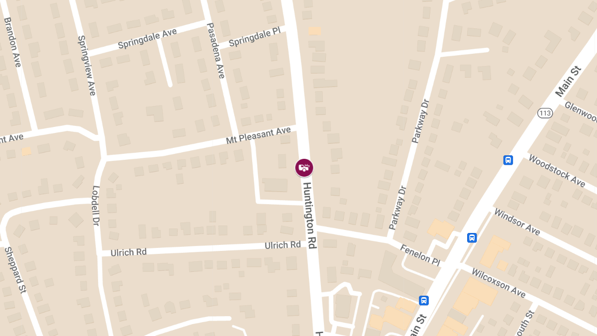 Vehicle Accident at 314 Huntington Rd