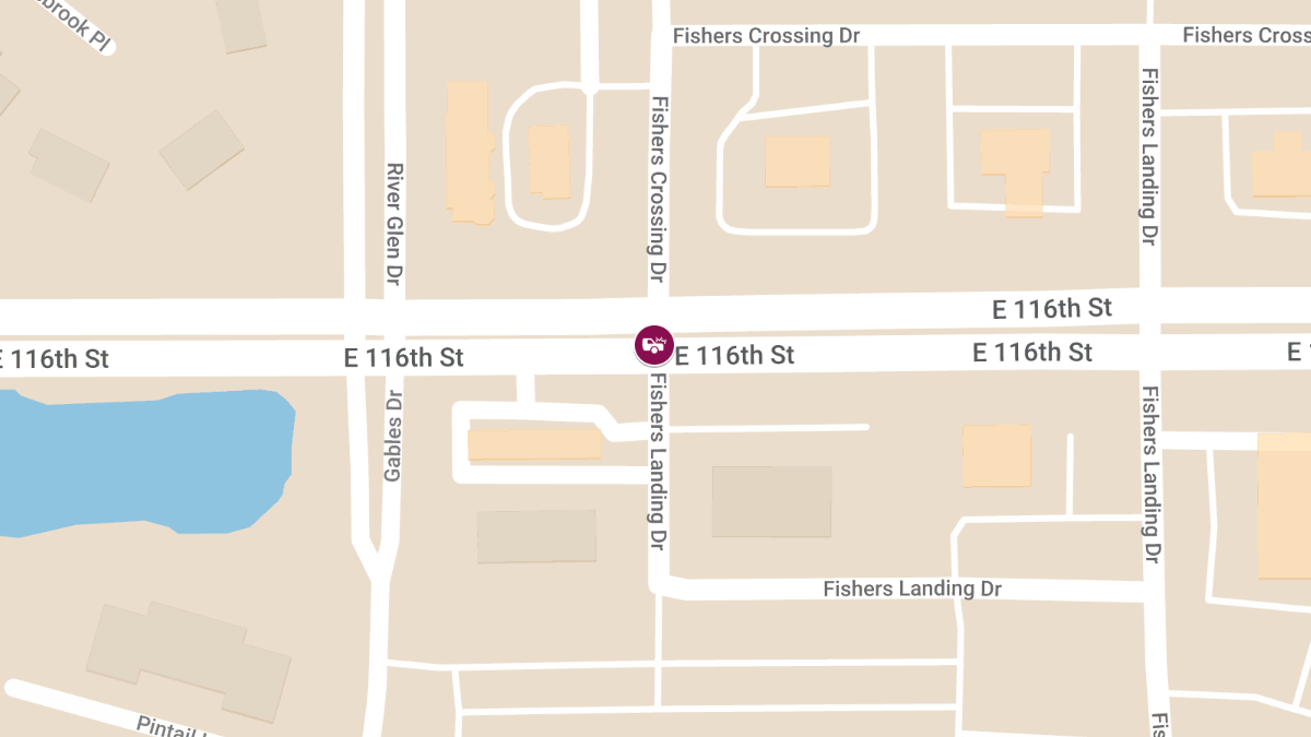 Vehicle Accident at E 116th St and Fishers Landing Dr