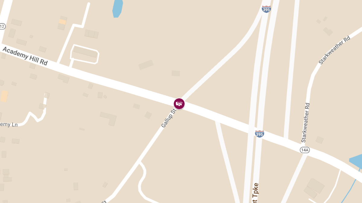 Vehicle Accident at Gallup St @ Academy Hill Rd