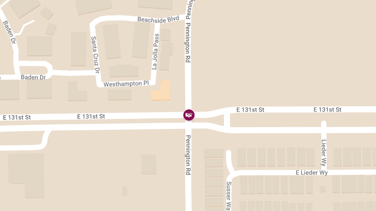 Vehicle Accident at Pennington Rd & E. 131st St