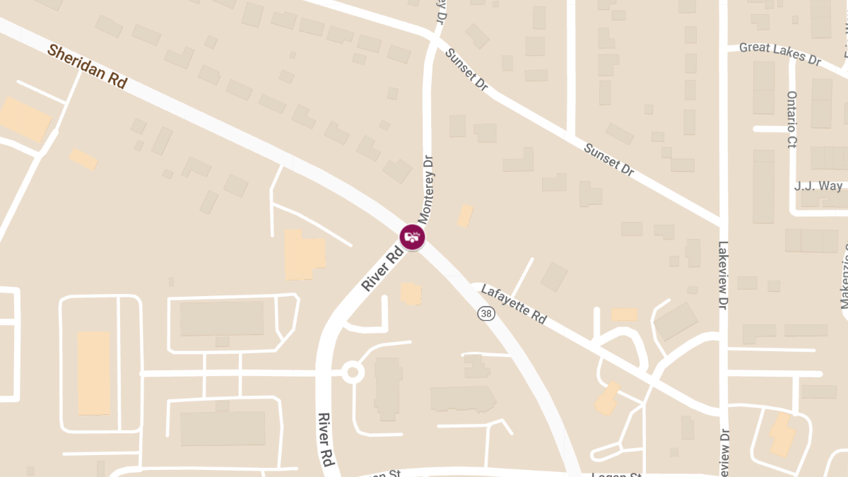 Vehicle Accident at River Rd. and Sheridan Rd.
