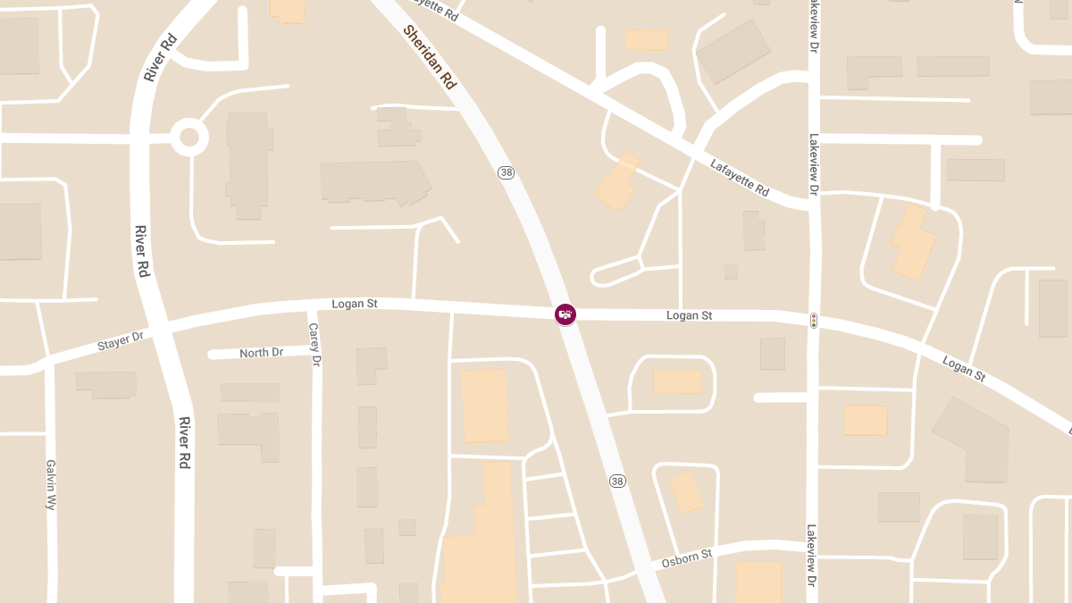 Vehicle Accident at W Logan St and Sheridan Rd