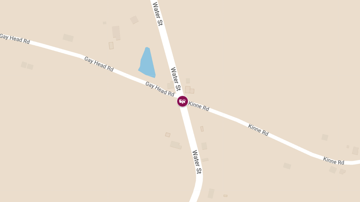 Vehicle Accident at Water St and Kinne Rd