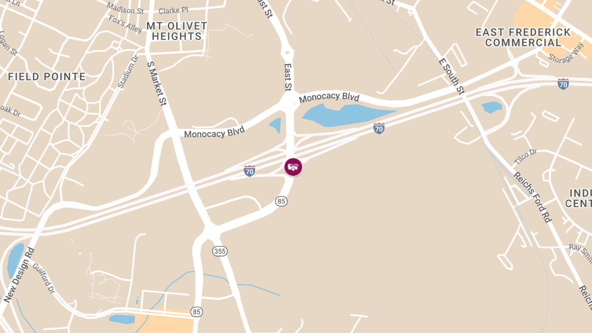 Vehicle Accident with Entrapment on I-70 WB at Rt 85