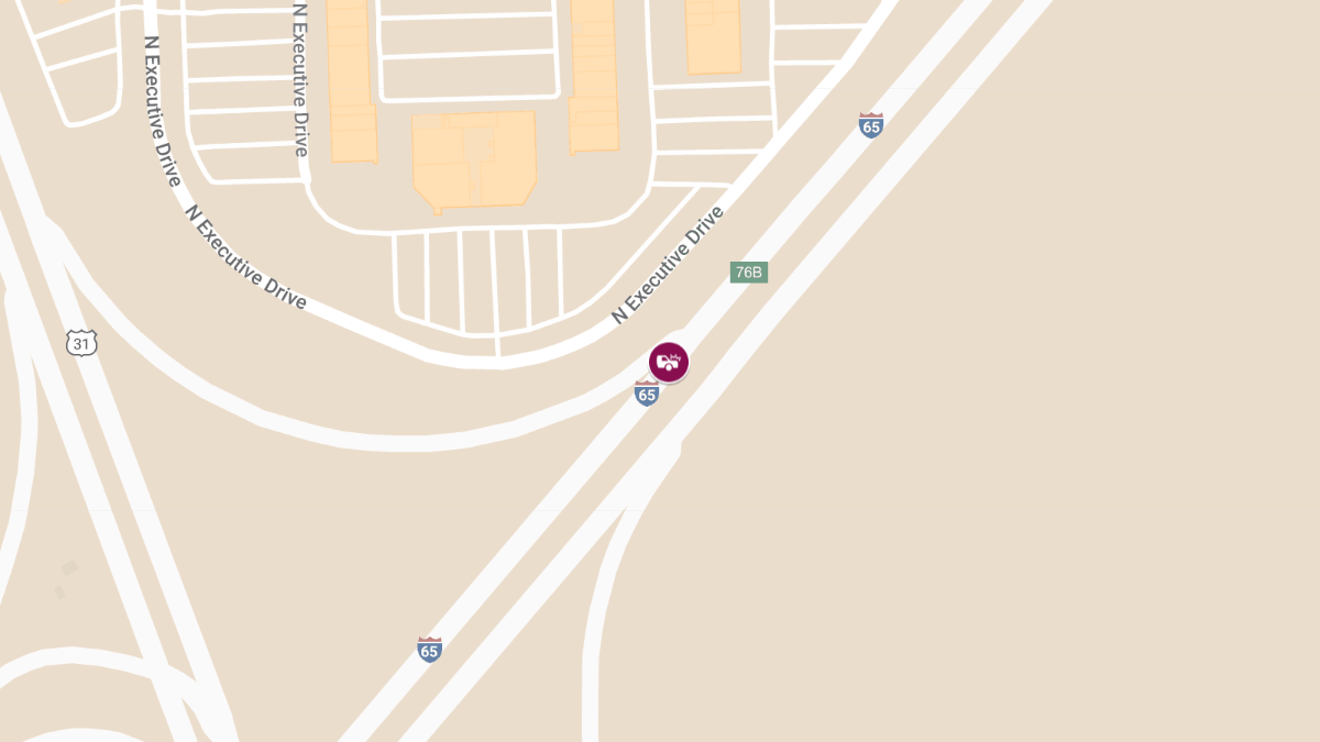 Vehicle Accident with Injuries at Exit 85 I-65 N