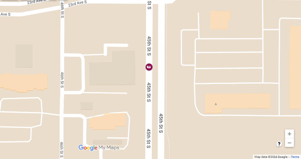 Vehicle Accident with Injuries on 45th St S