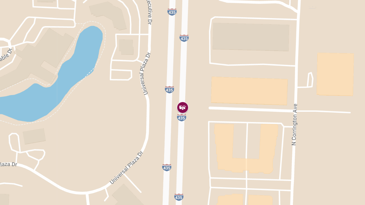 Vehicle Accident with Injuries on NB I-435 at MM 56