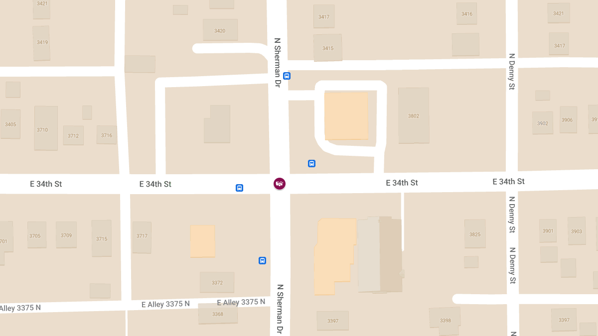 Vehicle Accident with Injury at E 34th St & N Sherman Dr