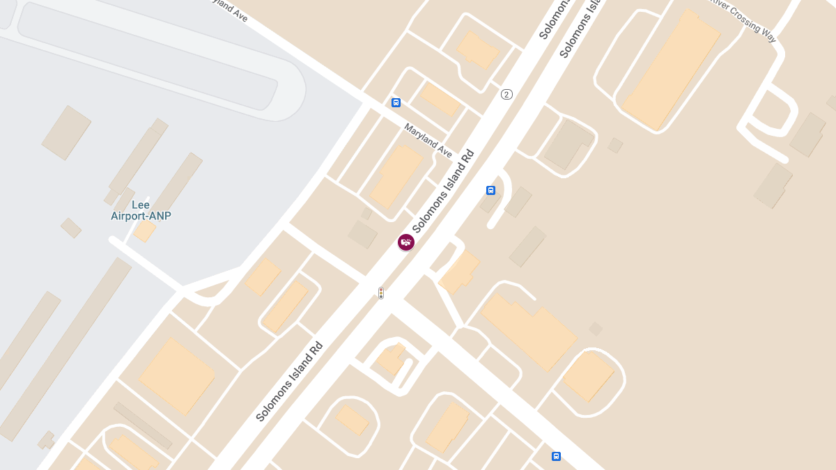 Vehicle Collision Reported Near Route 2 Solomons and South River