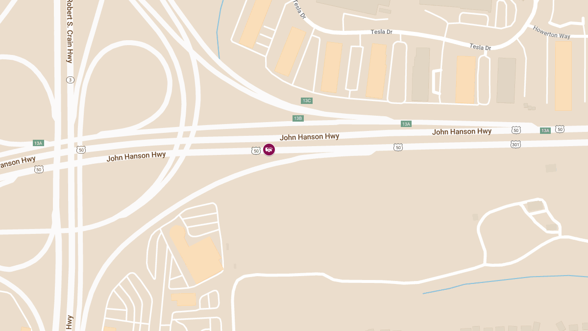 Vehicle Collision Reported Near Route 50 East and Route 301