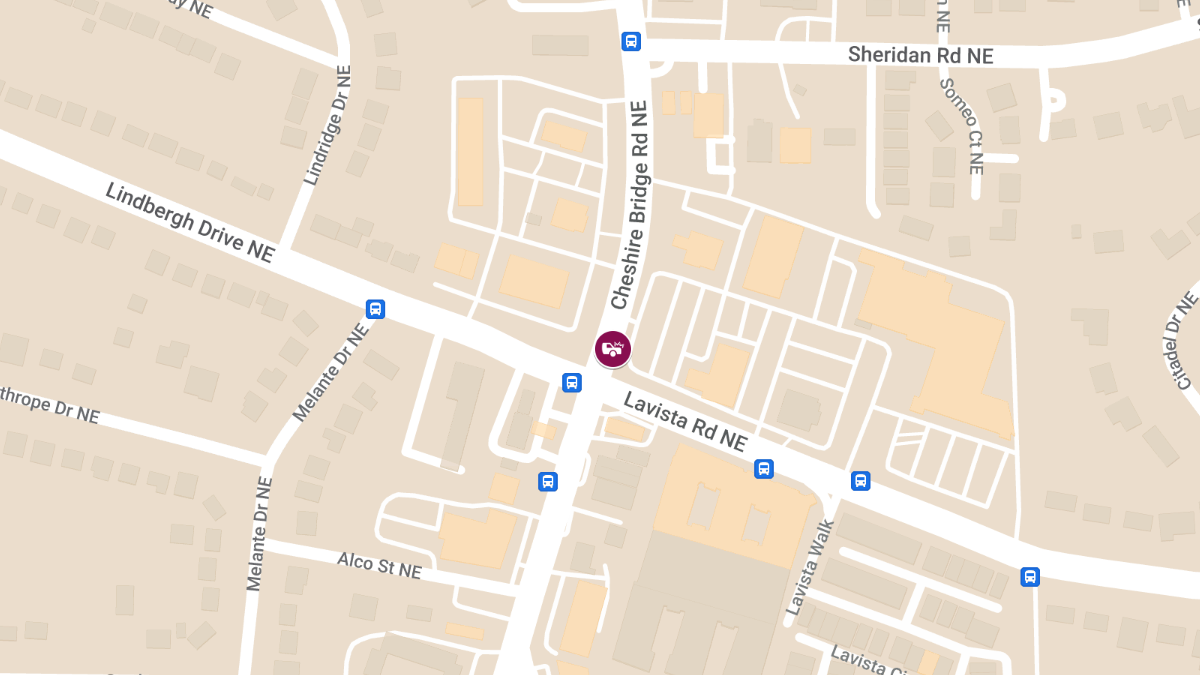 Vehicle Collision With Injuries at 2261 Cheshire Bridge Rd NE