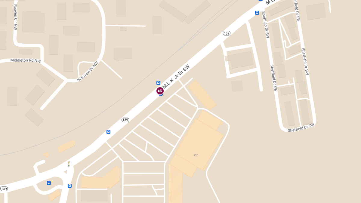 Vehicle Collision With Injuries at 3102 Martin Luther King Jr Dr SW