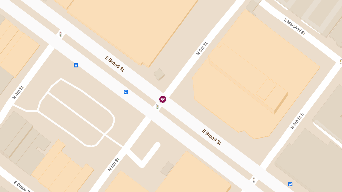 Vehicle Collision With Injuries at N 5th St & E Broad St