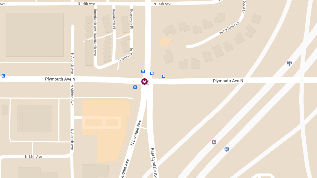 Vehicle Collision With Injuries at Plymouth Ave N & Lyndale Ave N