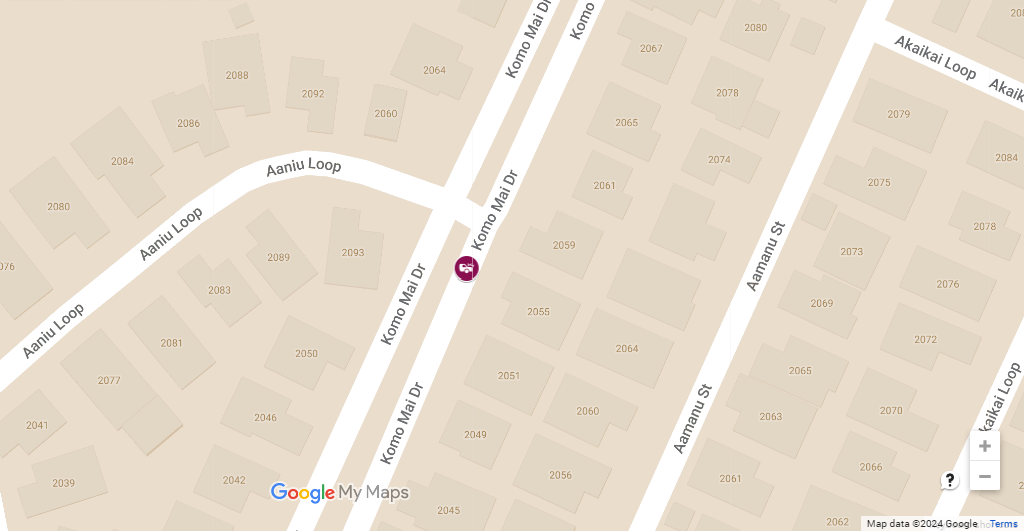 Vehicle Collision at 2055 Komo Mai Drive