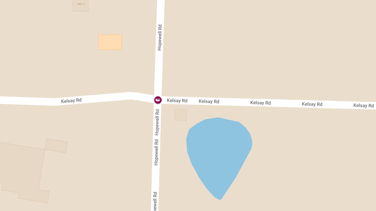 Vehicle Collision at Hopewell Rd and Kelsay Rd