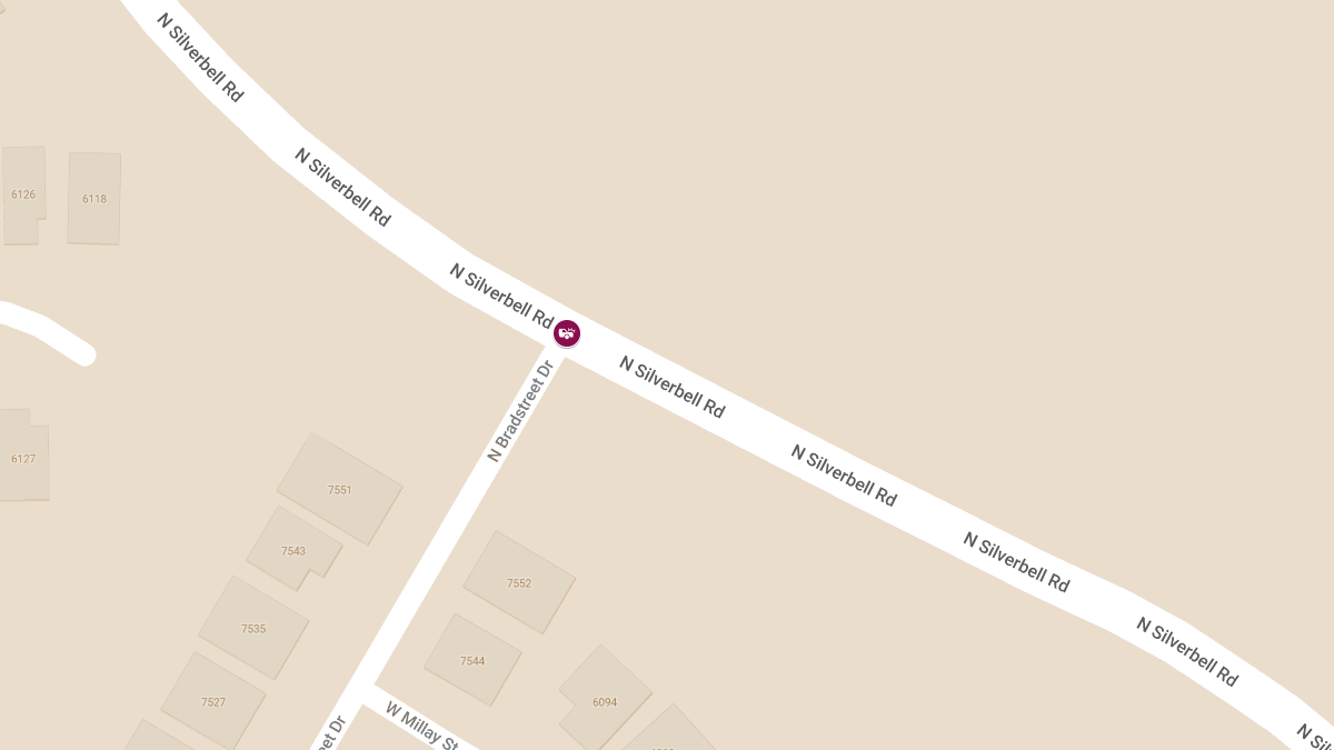 Vehicle Collision at N Silverbell Rd & N Bradstreet Dr