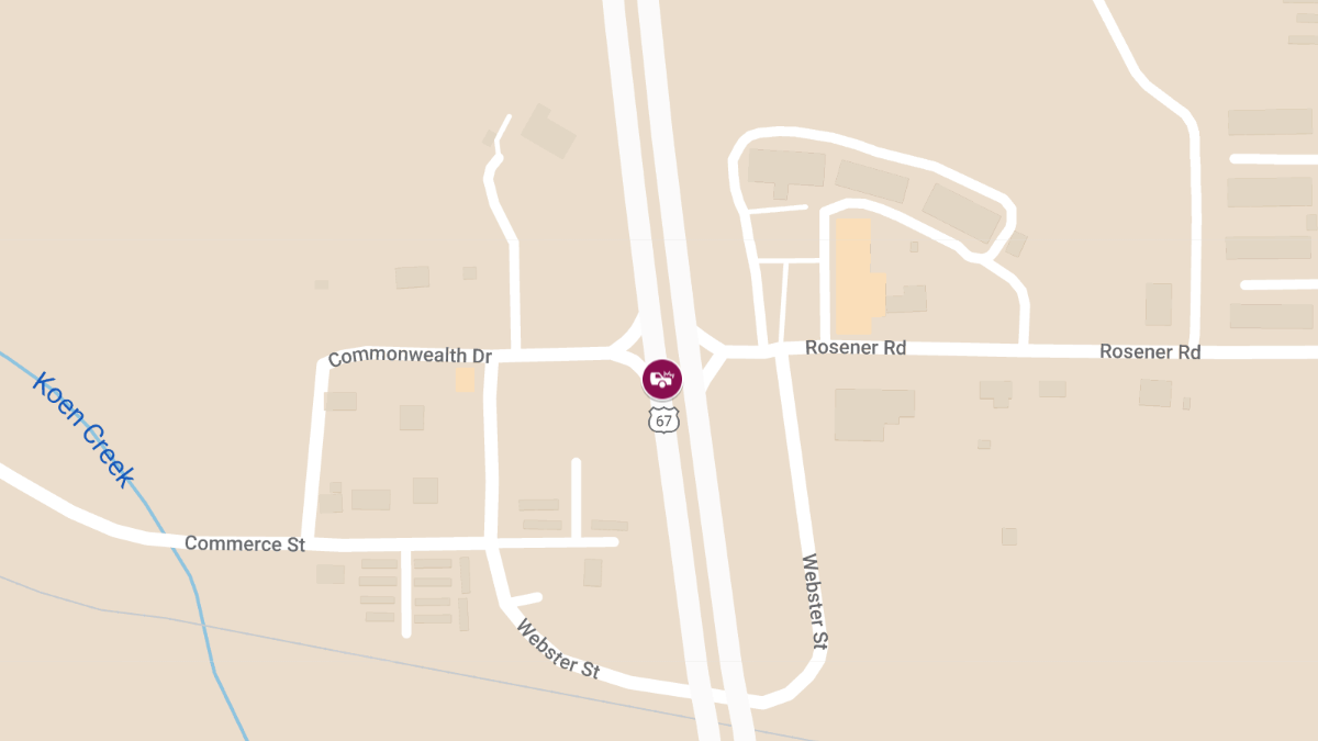 Vehicle Collision at Southbound 67 and Commonwealth Dr