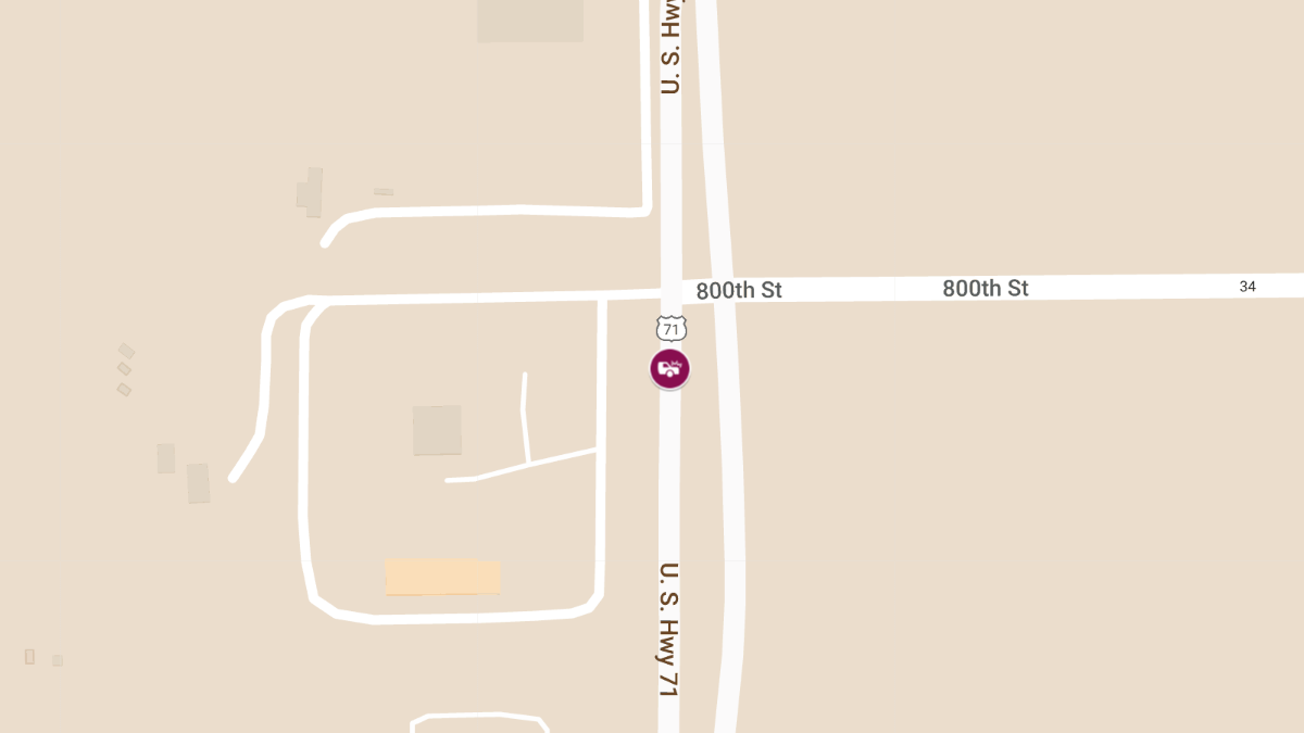 Vehicle Collision at US 71 - 1 Mile North of Maryville