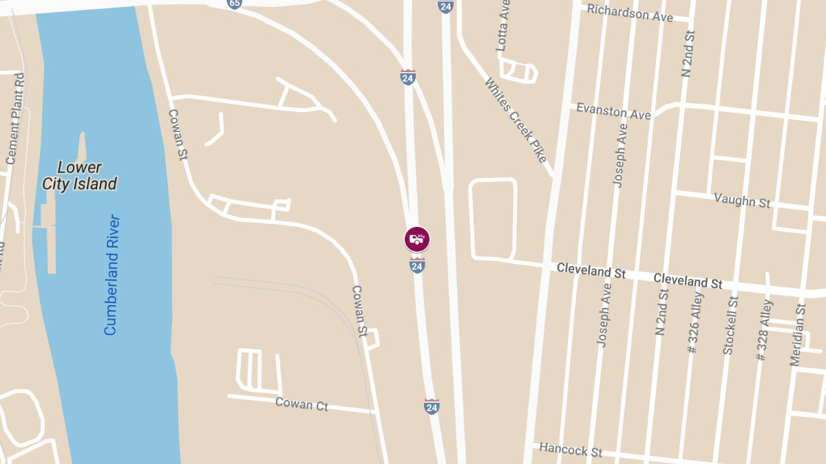 Vehicle Collision on I-24 West Results in Injuries