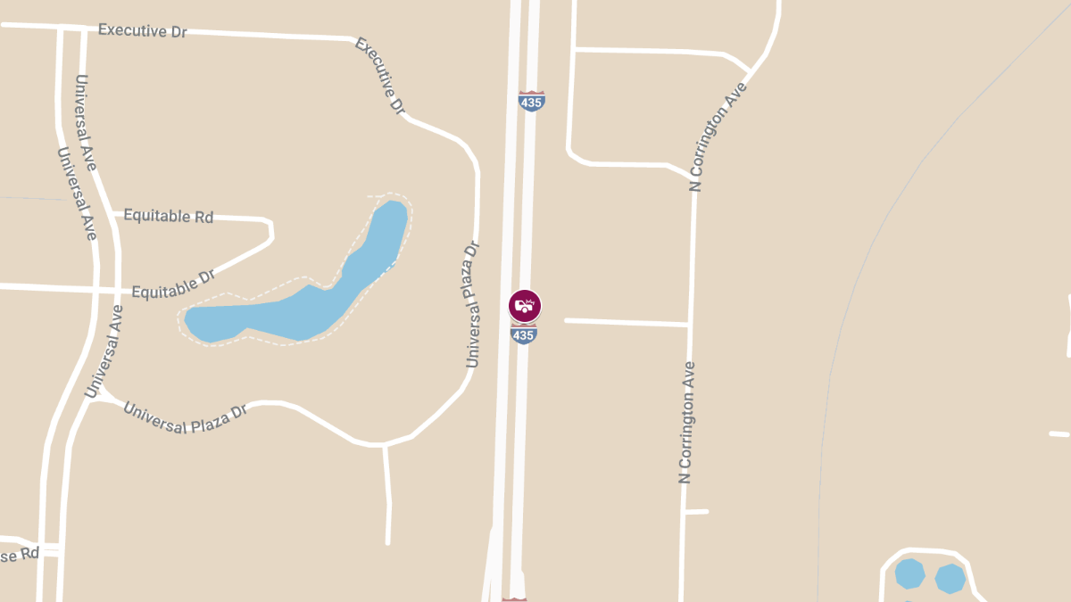 Vehicle Collision on I-435 NB at 53 Mile Marker