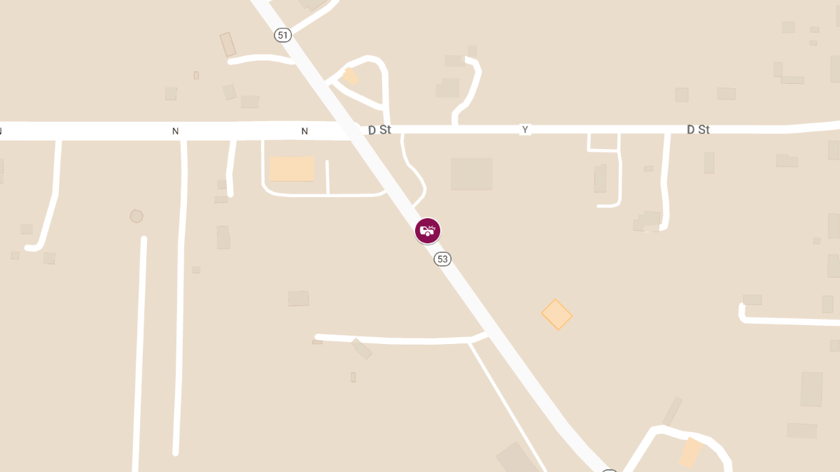 Vehicle Collision on MO 53, 2 Miles South of Qulin