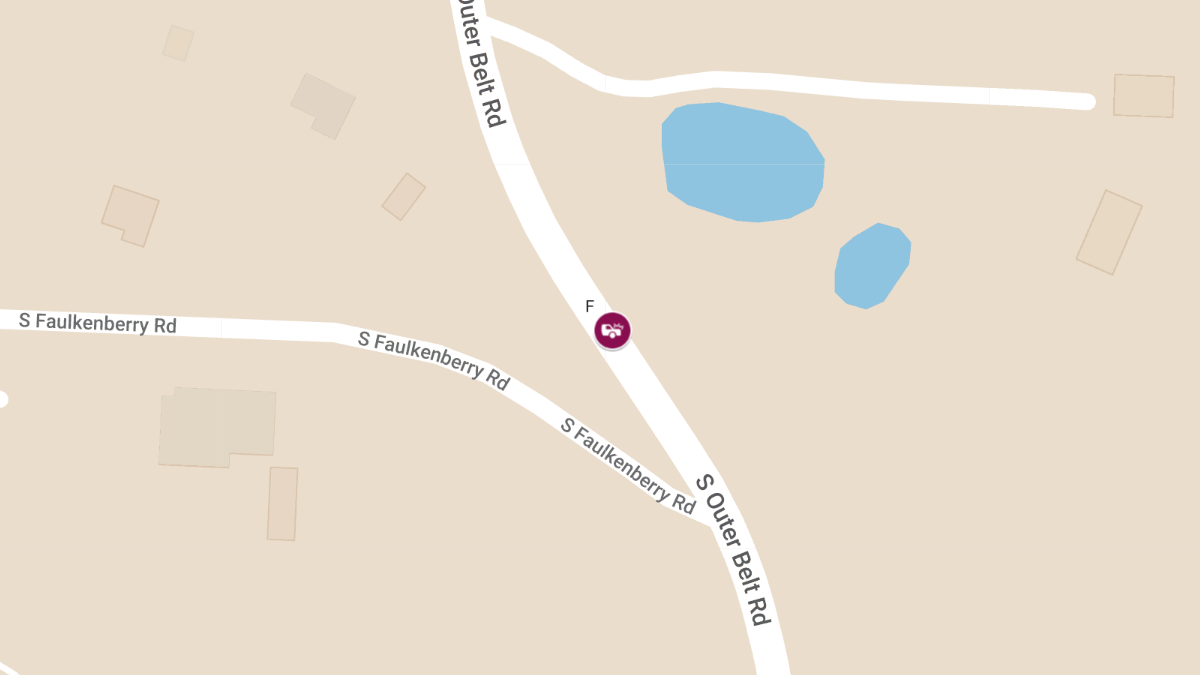 Vehicle Collision on Route F North of Faulkenberry Rd