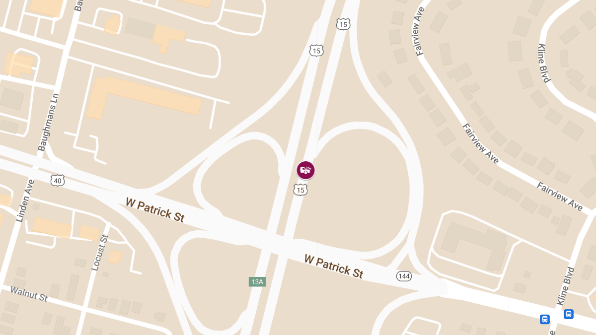 Vehicle Collision with Chest Pains on Route 15 Northbound near West Patrick St