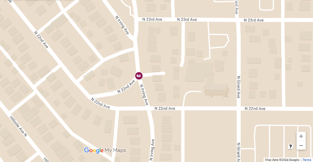 Vehicle Collision with Injuries at 22nd Ave N & Irving Ave N