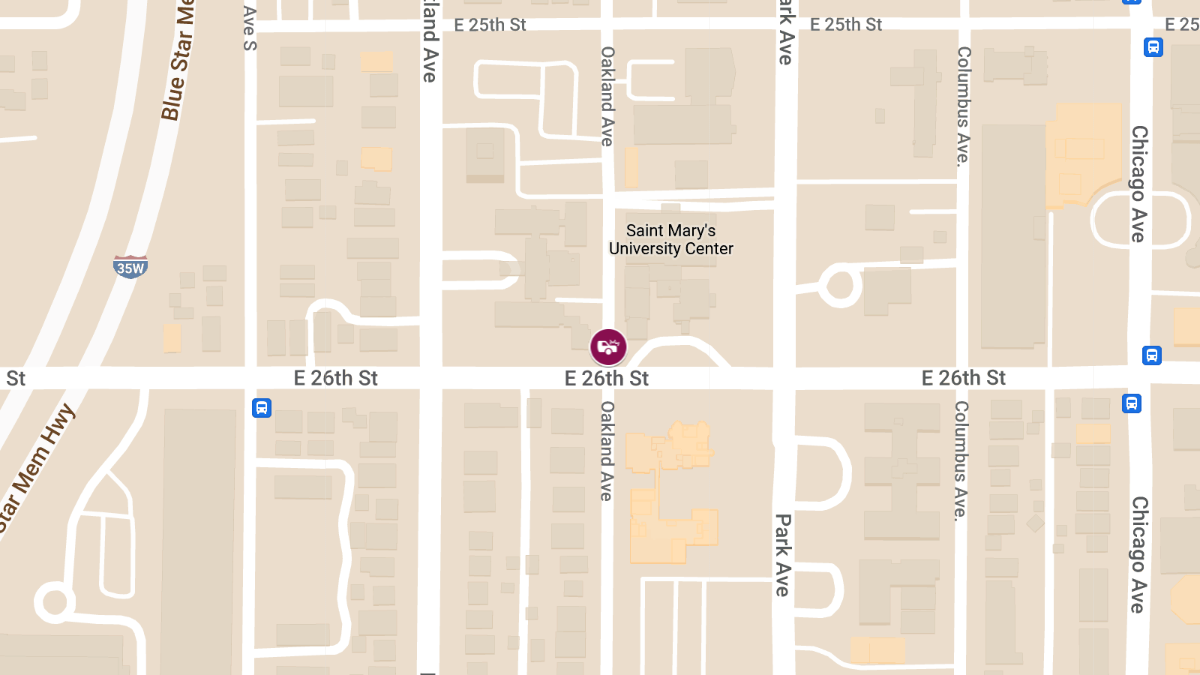 Vehicle Collision with Injuries at 26th St E & Oakland Ave