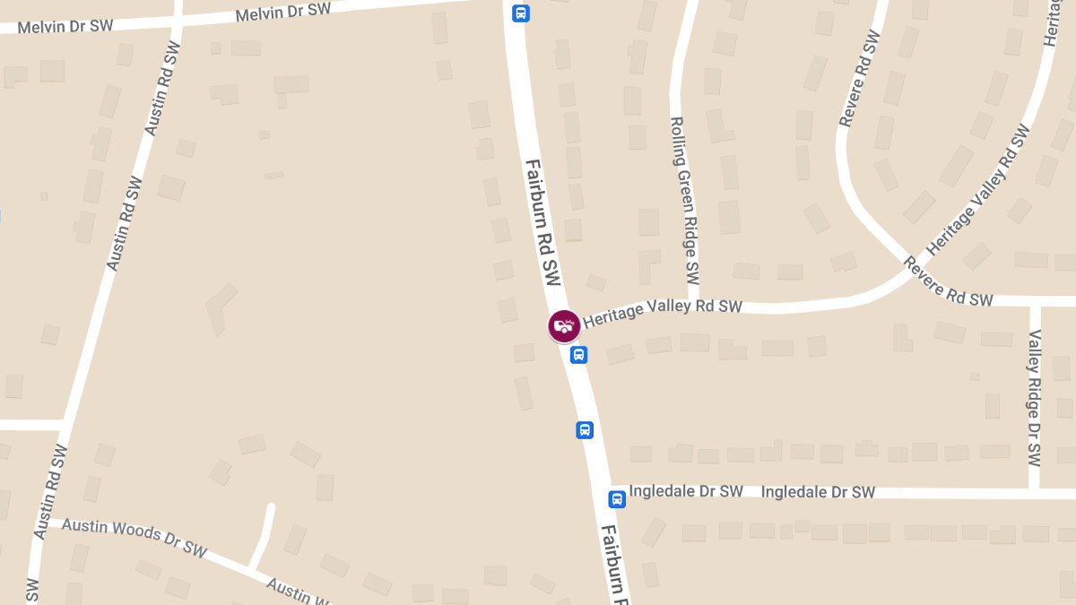 Vehicle Collision with Injuries at 3611 Heritage Valley Rd SW