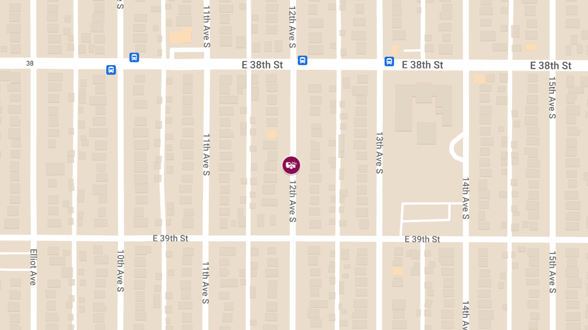 Vehicle Collision with Injuries at 3824 12th Ave S