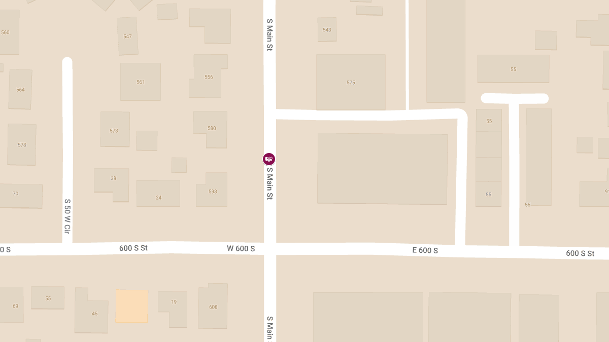 Vehicle Collision with Injuries at 580 South Main St