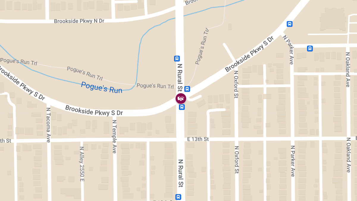 Vehicle Collision with Injuries at Brookside Parkway South Dr & N Rural St