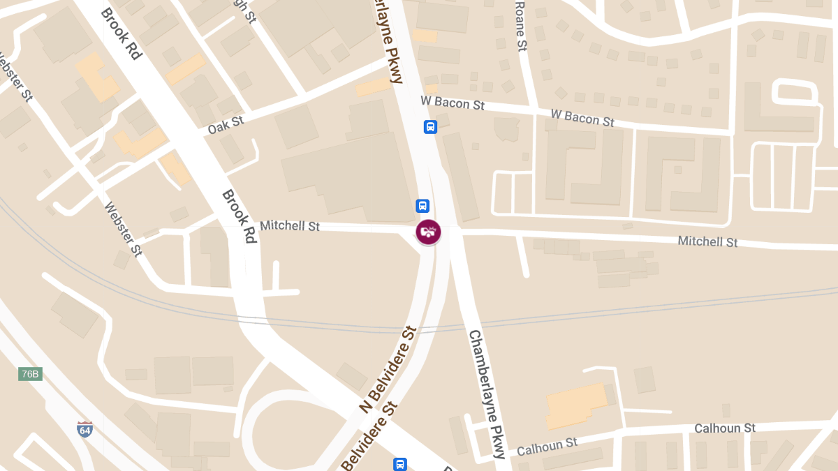 Vehicle Collision with Injuries at Chamberlayne Pkwy & Mitchell St