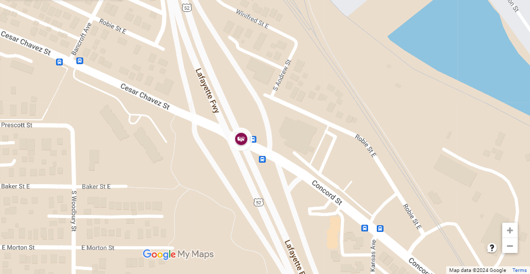 Vehicle Collision with Injuries at Concord St and US-52 S