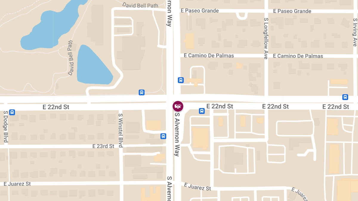 Vehicle Collision with Injuries at E 22nd St & S Alvernon Way